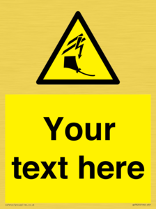 Custom warning kite flying near powerlines